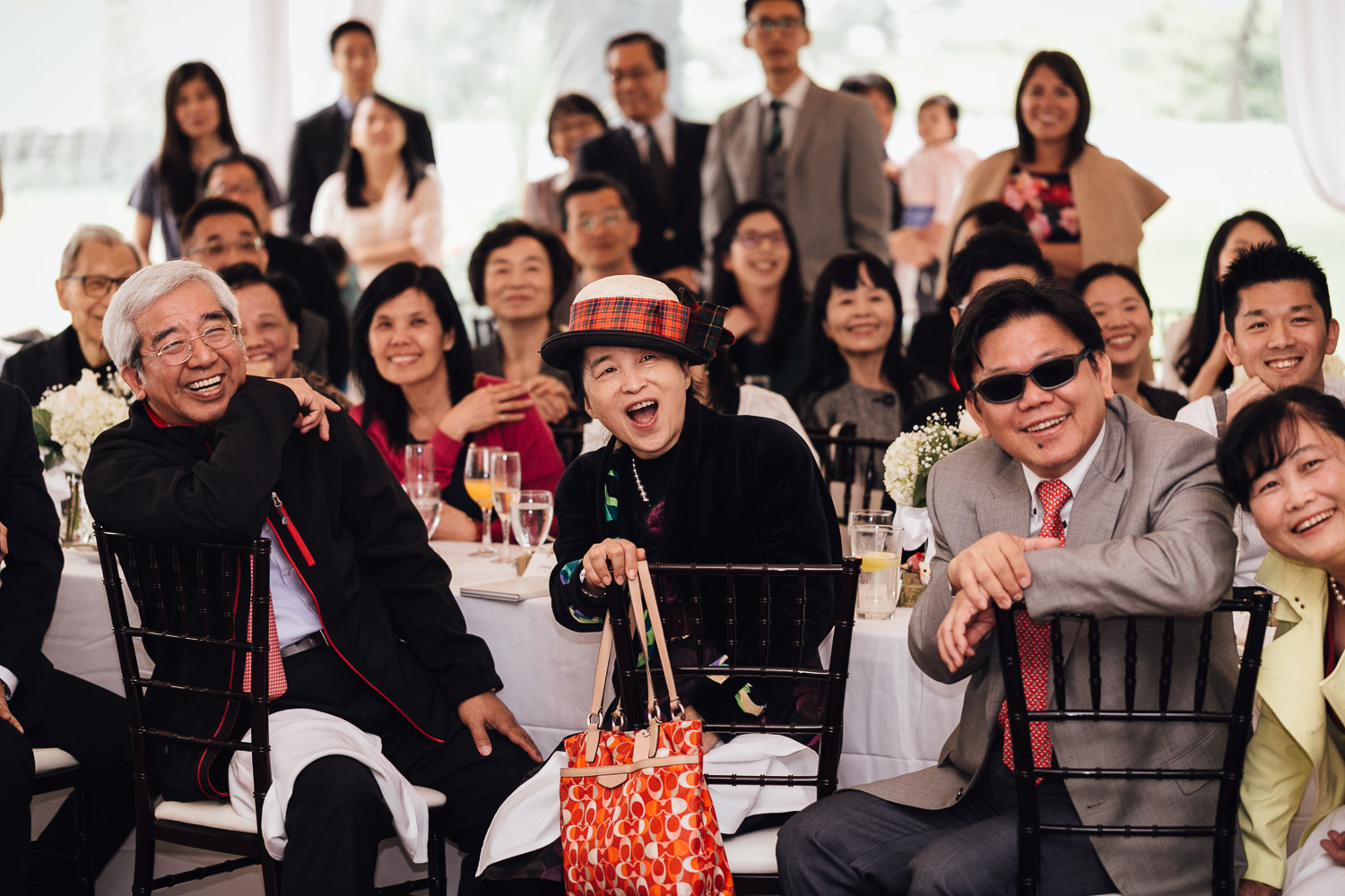 candid guest photography at brockhouse restaurant wedding reception in vancouver bc