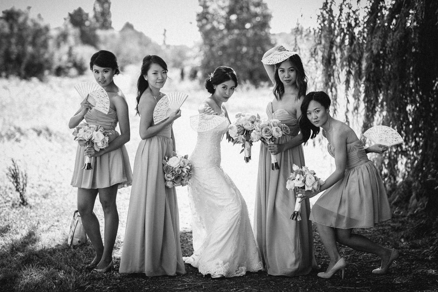 richmond wedding photography bc candid chinese fans