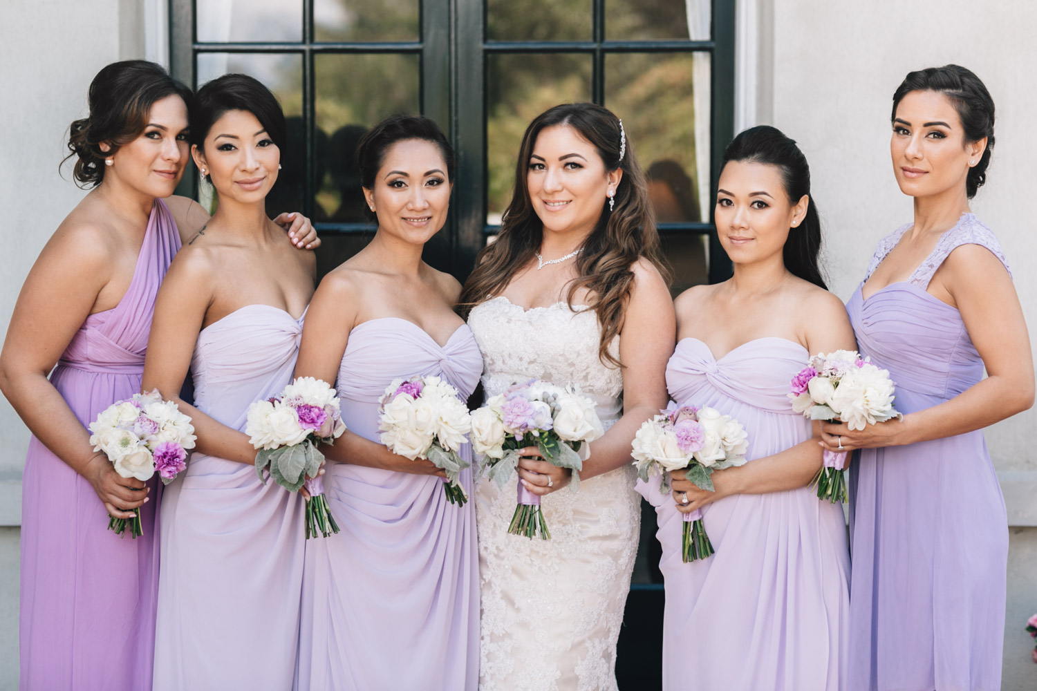 vancouver wedding photography bridesmaids at hycroft unversity women's club
