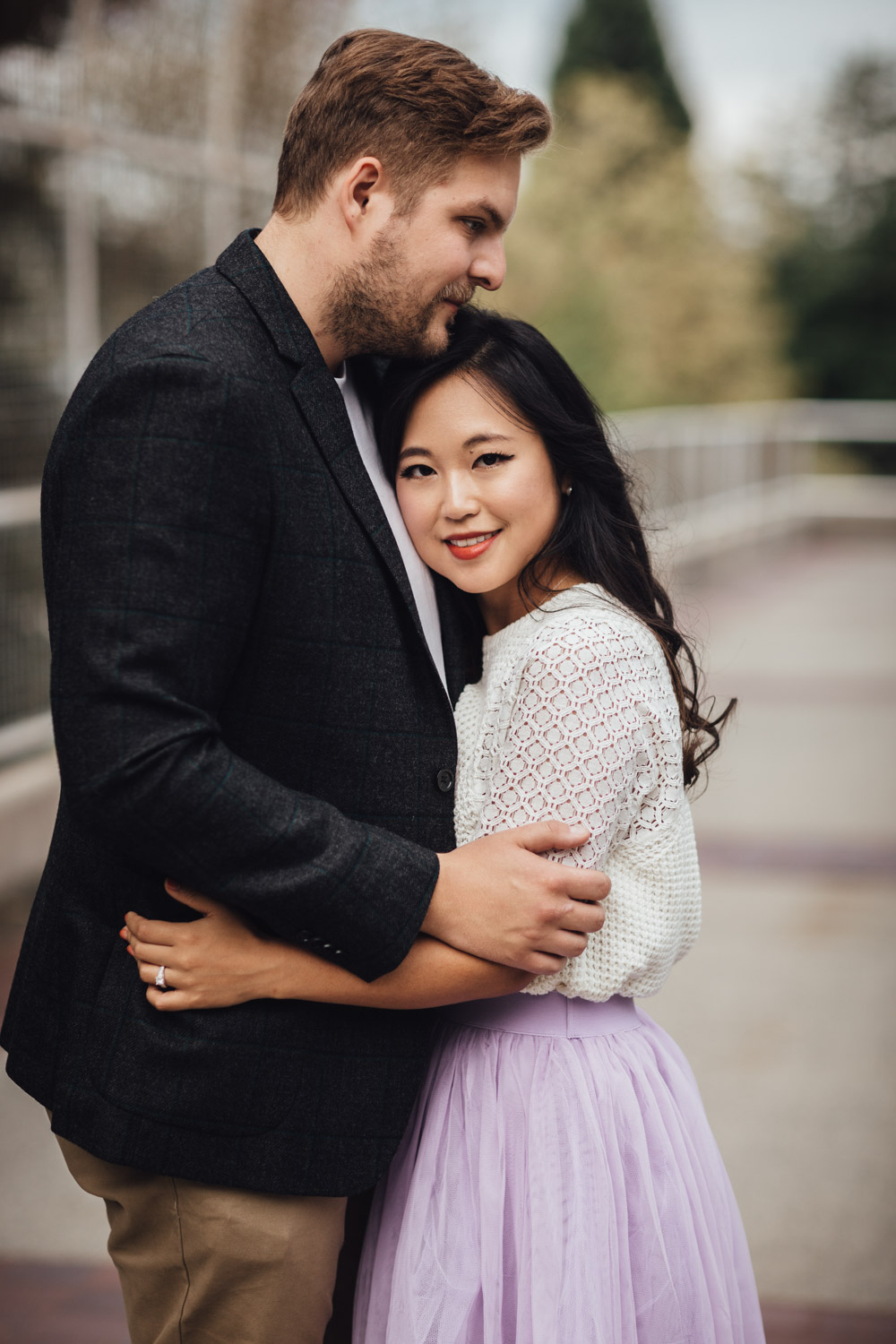 north vancouver engagement photography at waterfront park bc