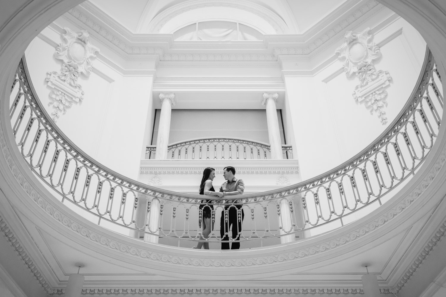 art gallery vancouver engagement photography session