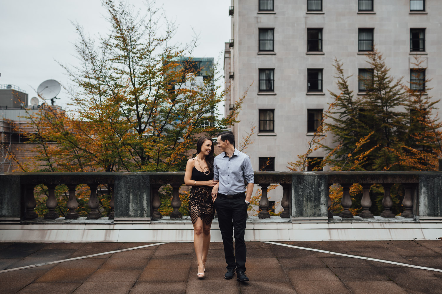 vancouver art gallery downtown engagement photography bc