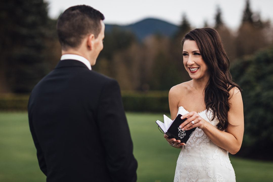wedding vows private swaneset pitt meadows photography