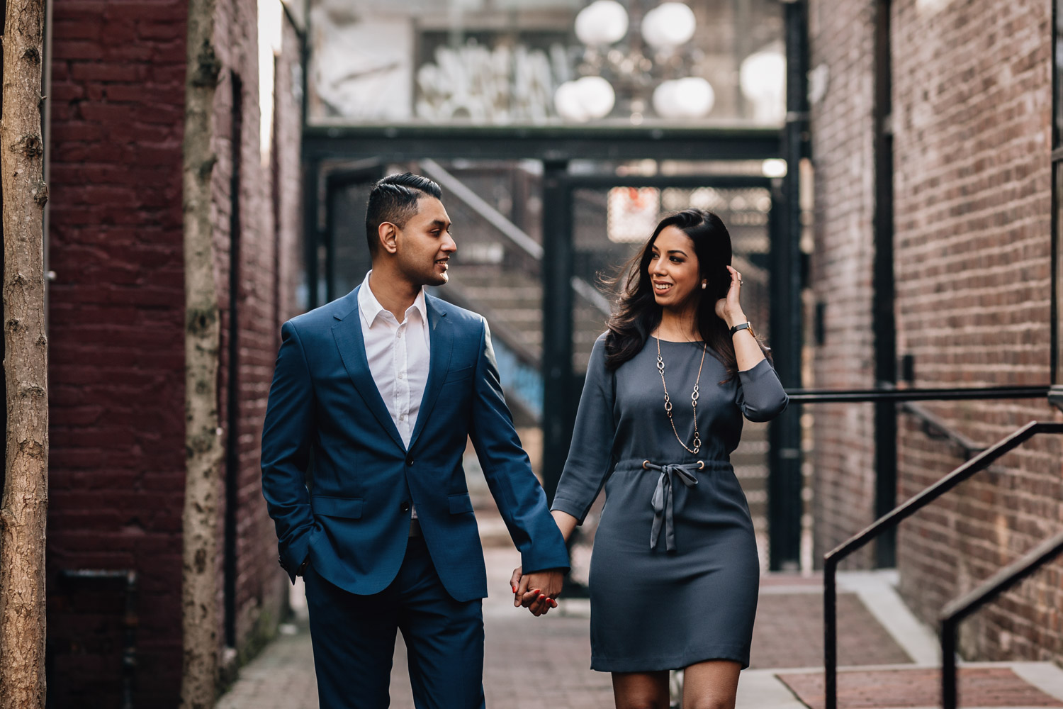 gastown candid engagement photography vancouver bc