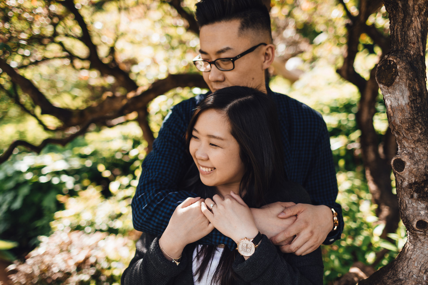 vancouver engagement photography in stanley park