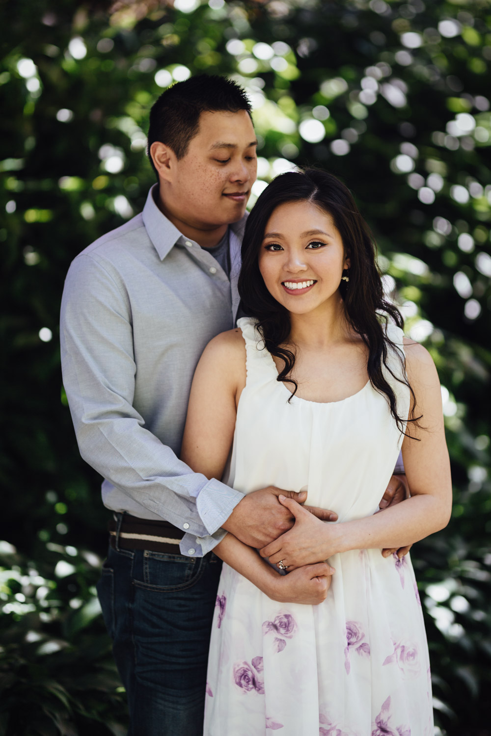 stanley park rose garden engagement photography vancouver bc