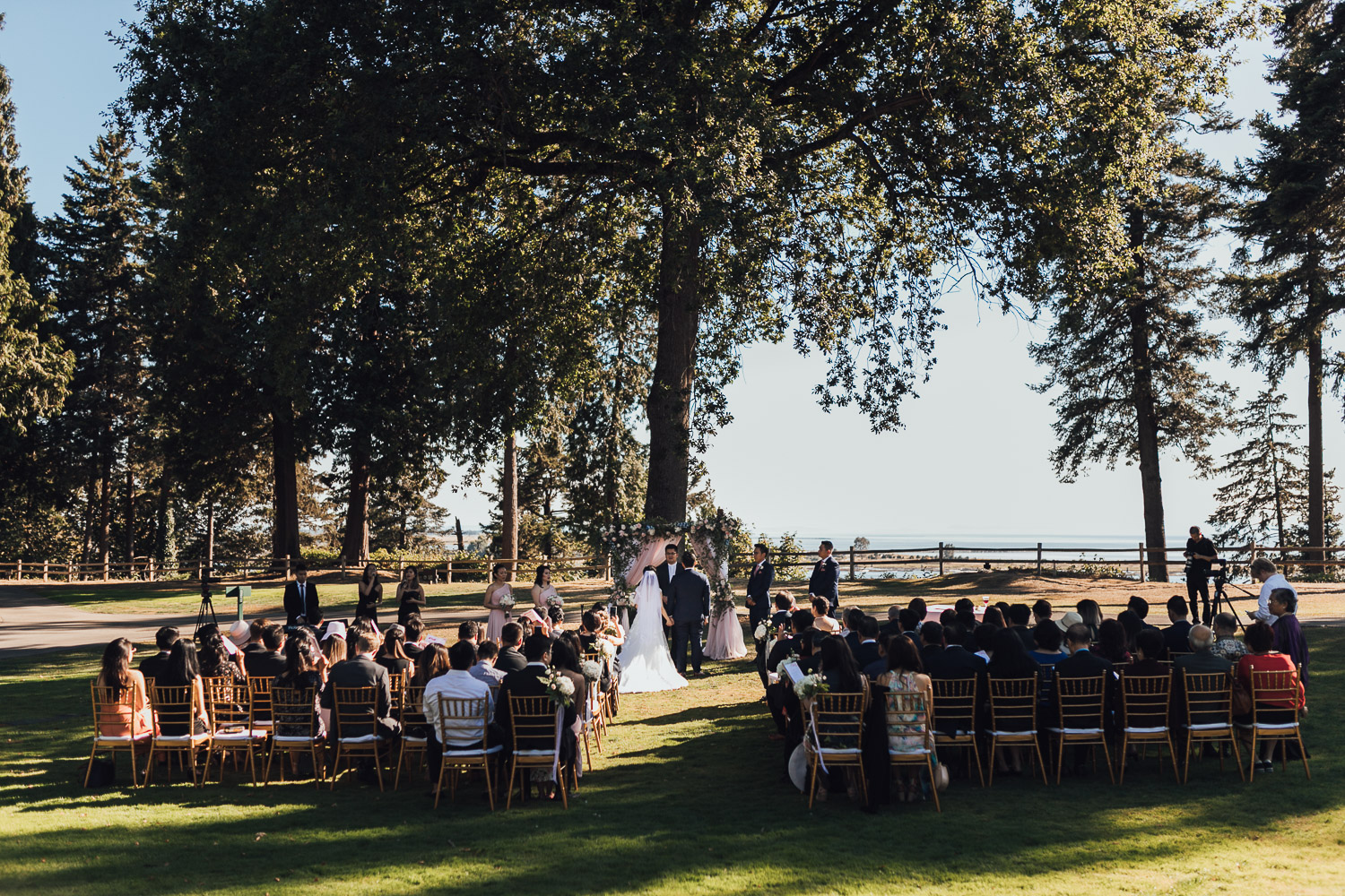 shaughnessy golf and country club wedding ceremony in vancouver bc