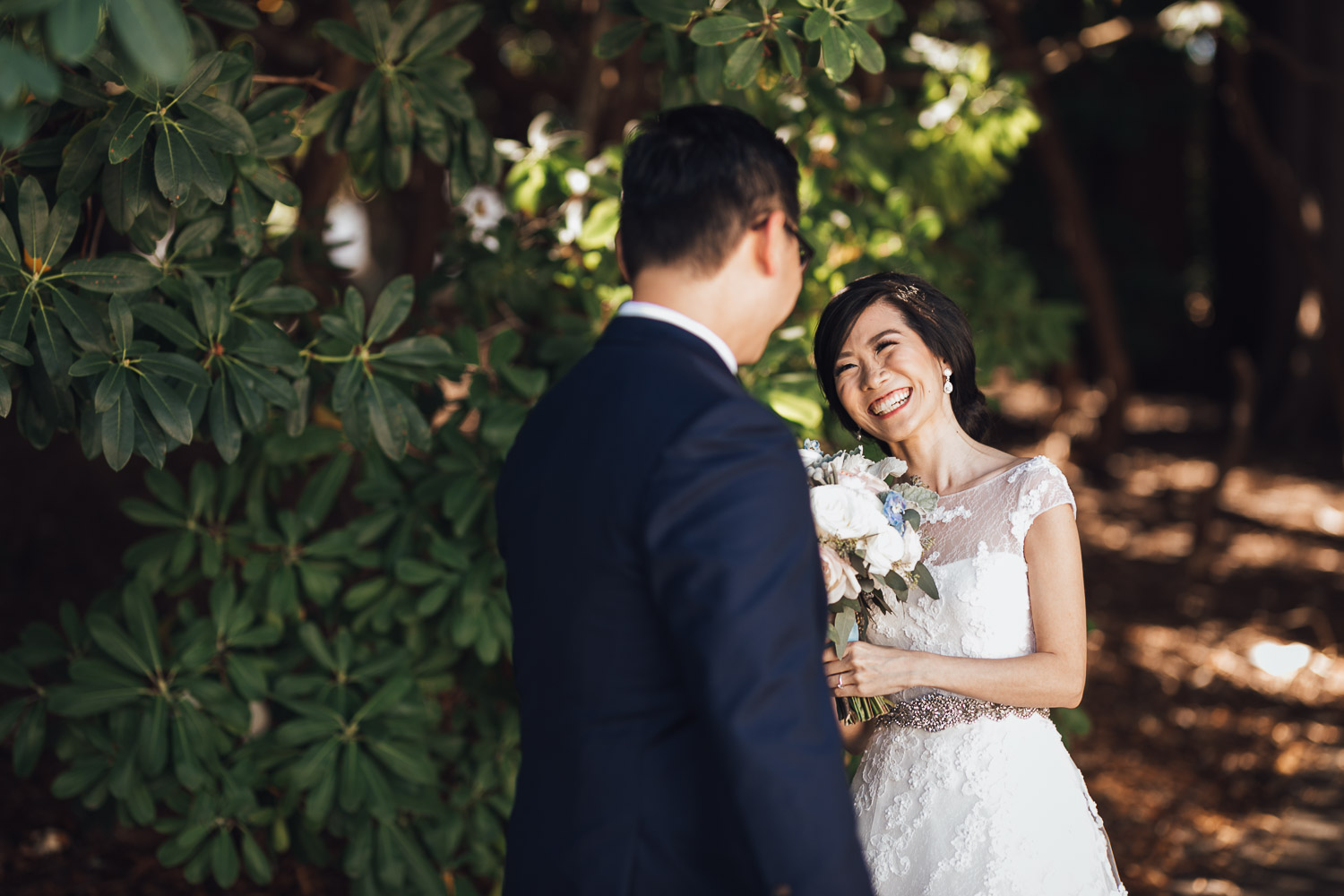 first look at ubc vancouver wedding photography