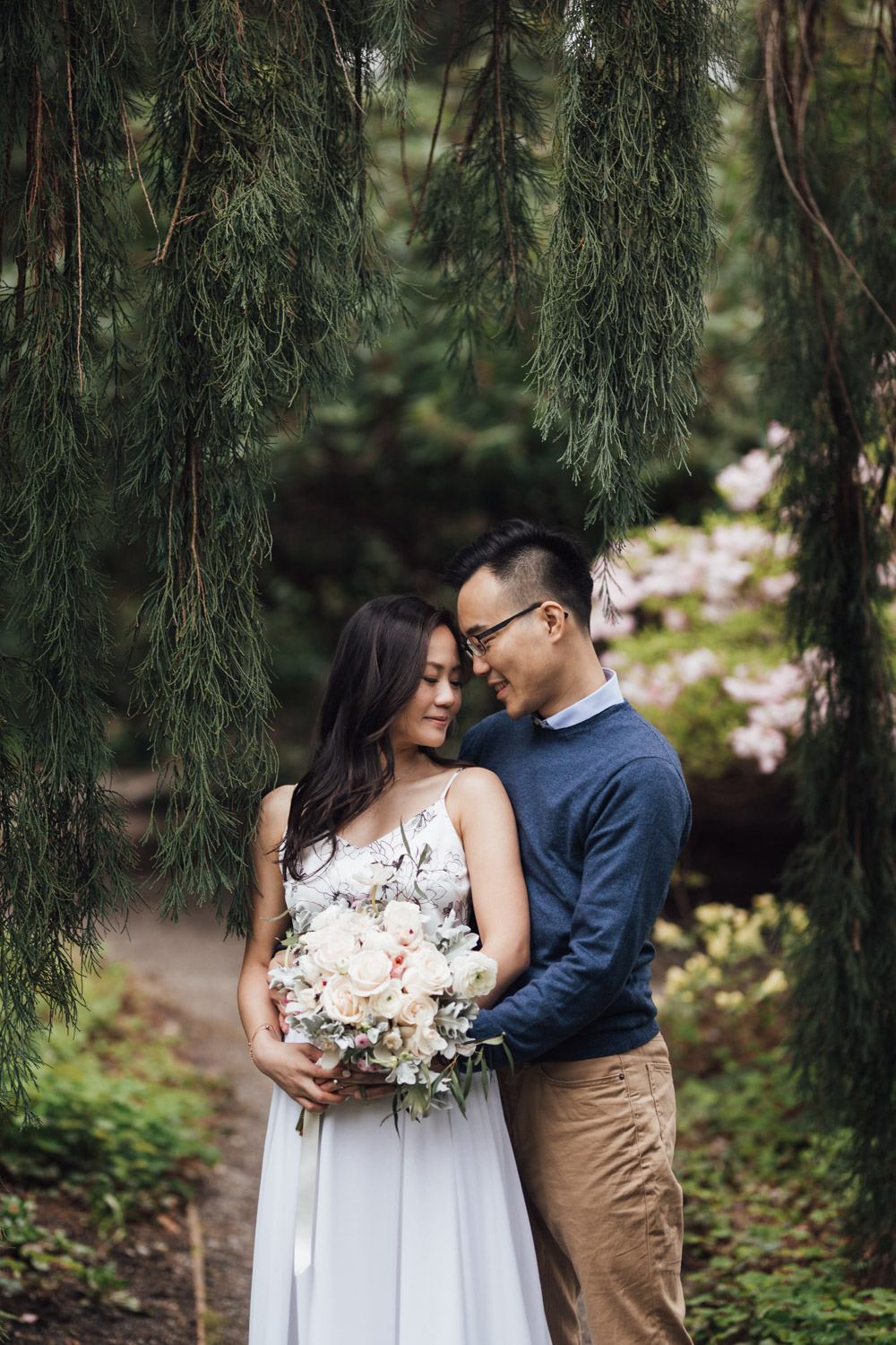 stanley park forest engagement photography vancouver bc