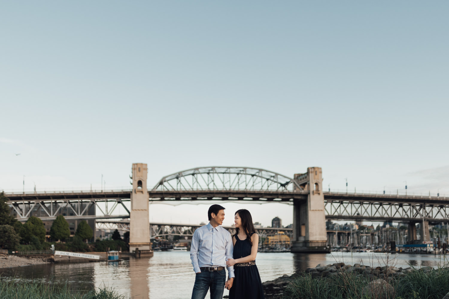 sunset beach engagement photography vancouver bc