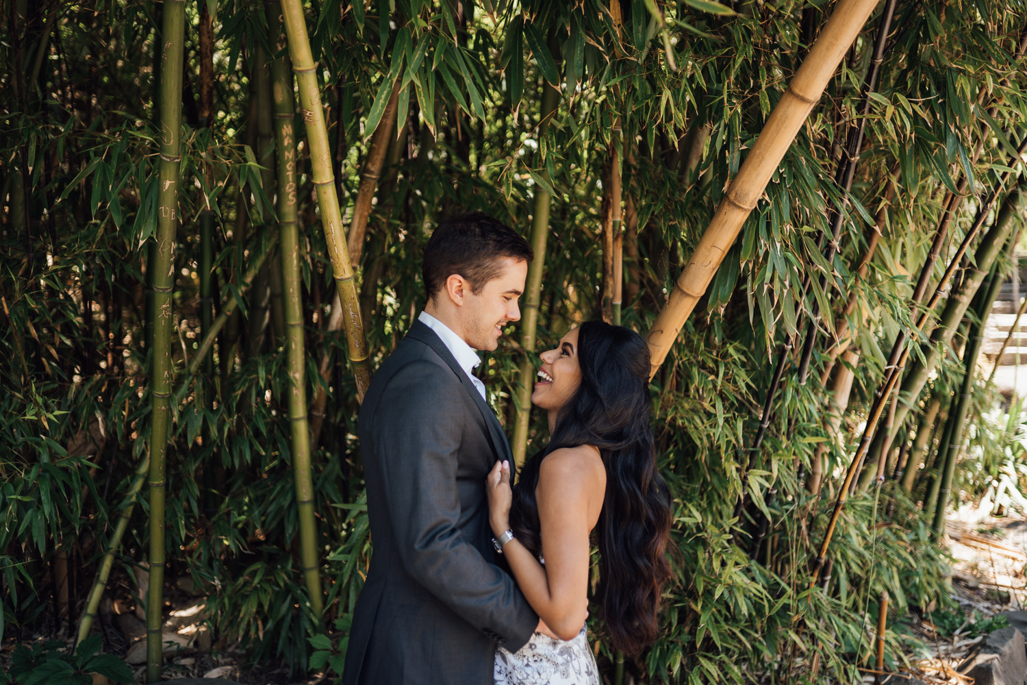 queen elizabeth park engagement session in summer photography