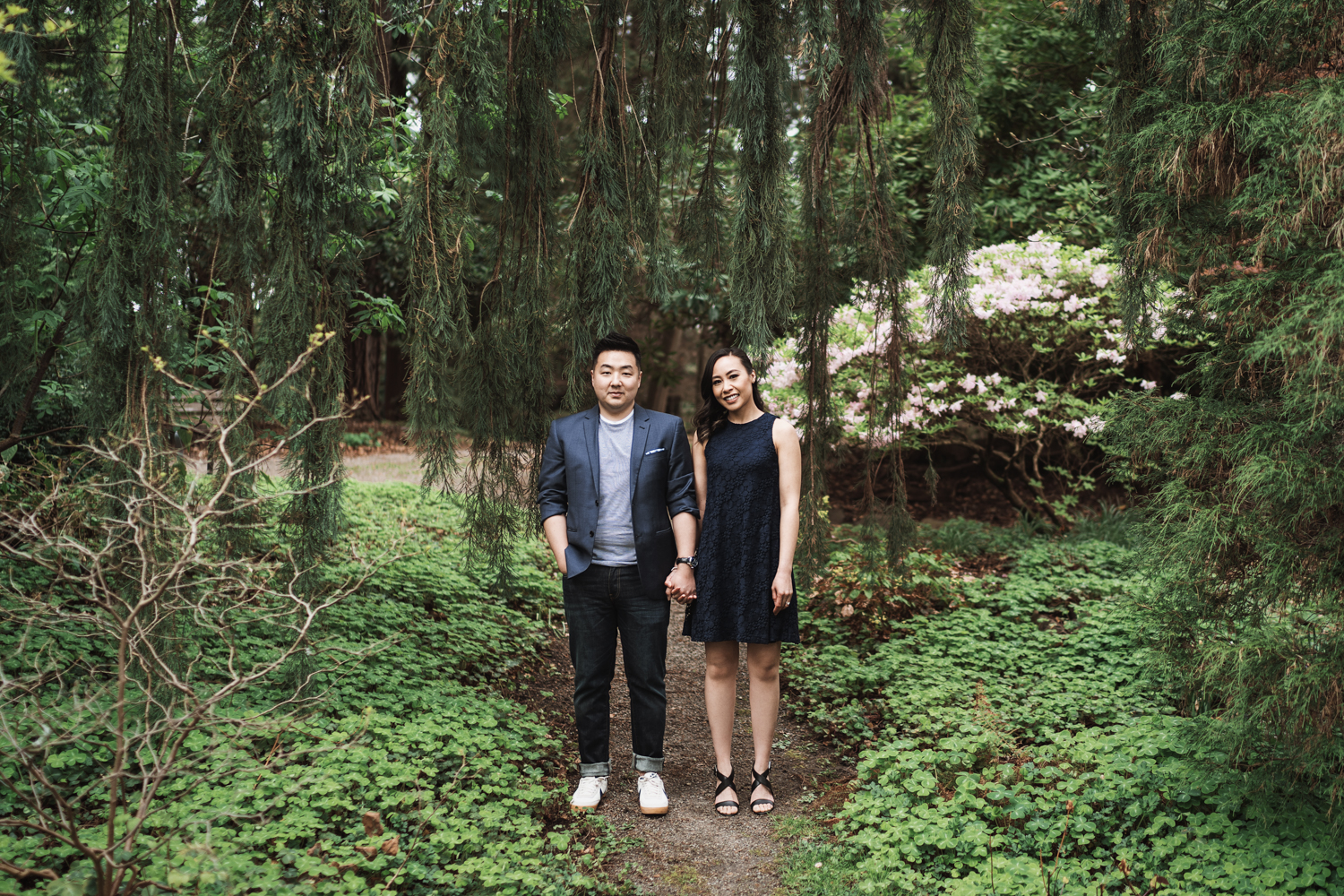 vancouver stanley park engagement photography spring