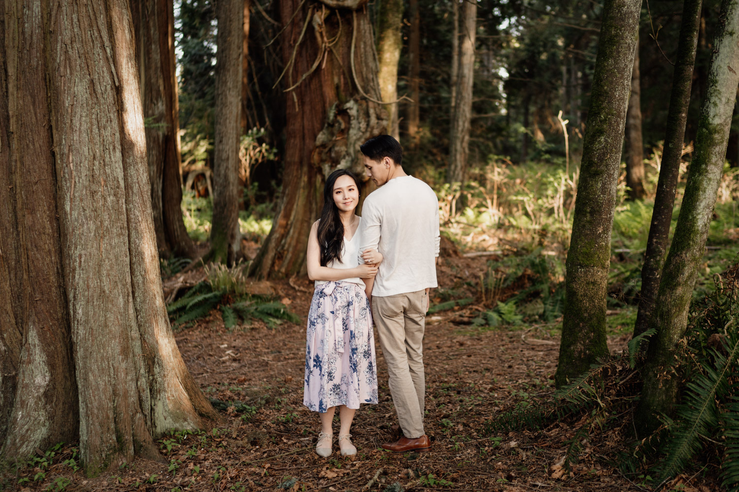 stanley park engagement photography forest prospect point vancouver bc