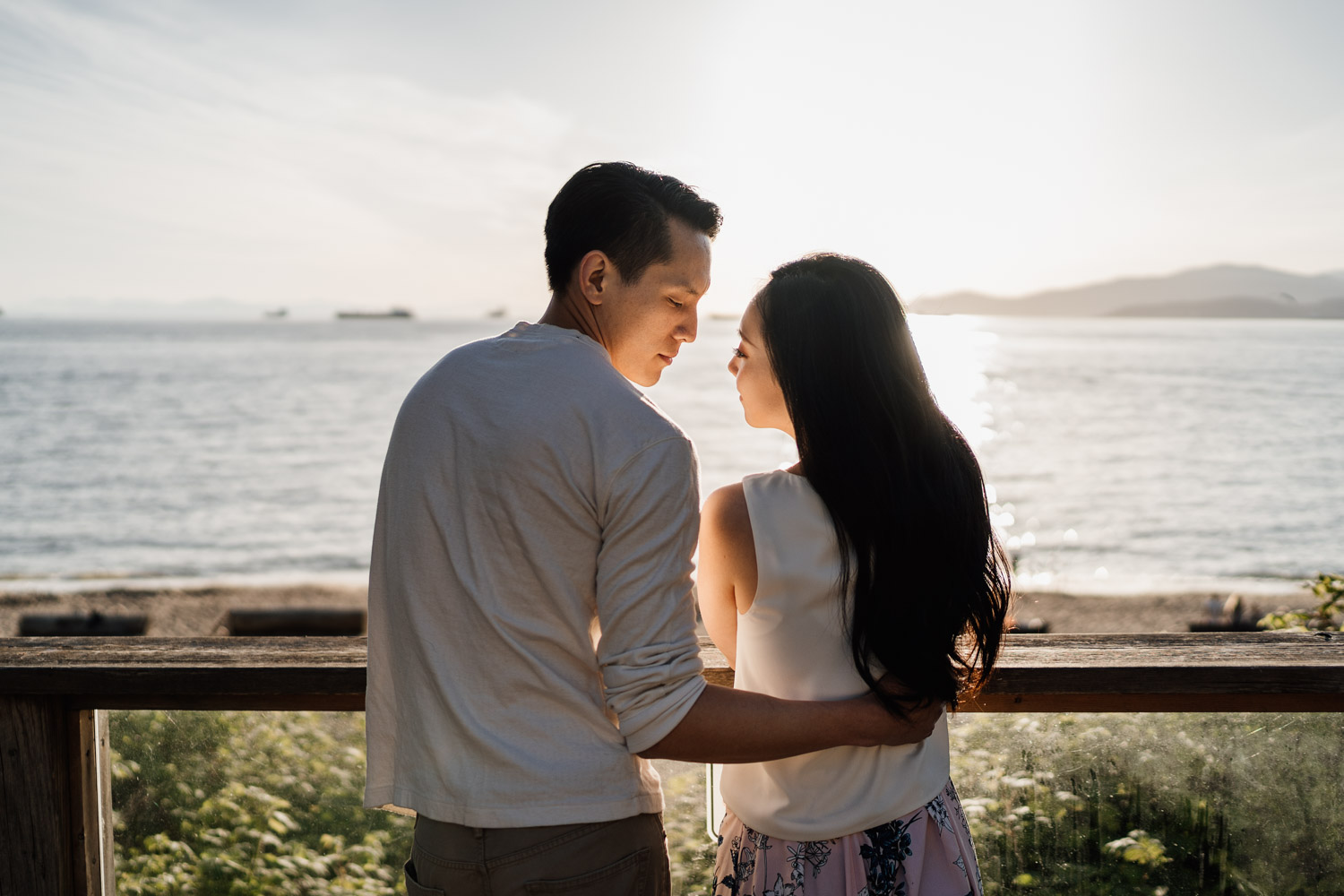 third beach engagement photography in stanley park vancouver bc