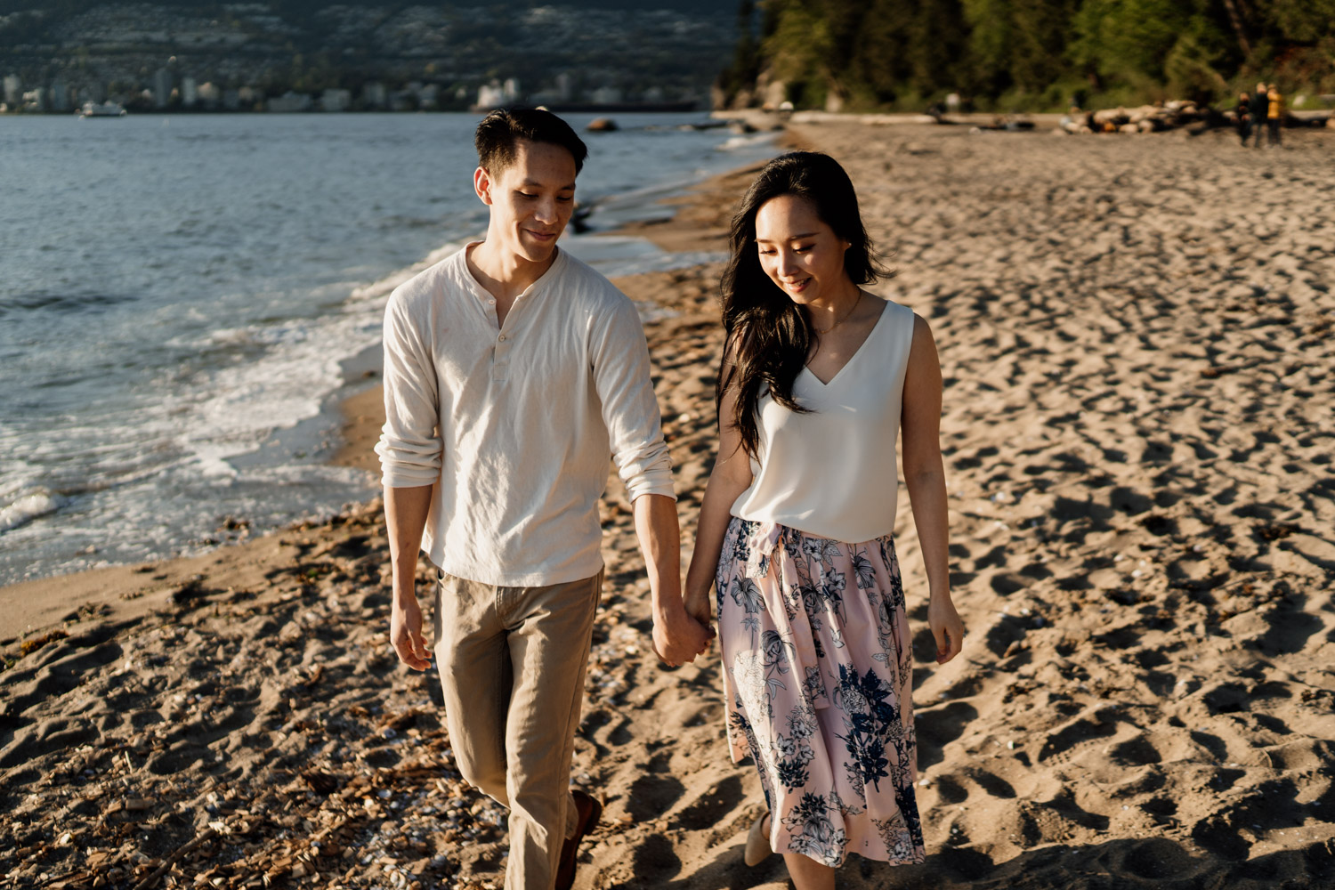 third beach engagement photography in stanley park vancouver bc