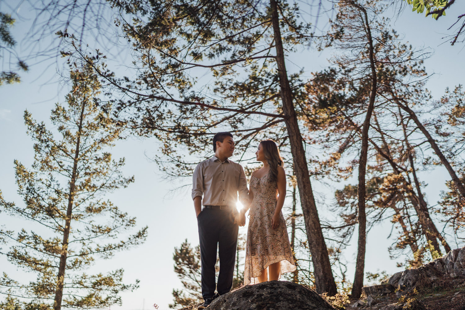 Lighthouse Park Engagement Photography in West Vancouver, BC | Eunice &amp; Kenny