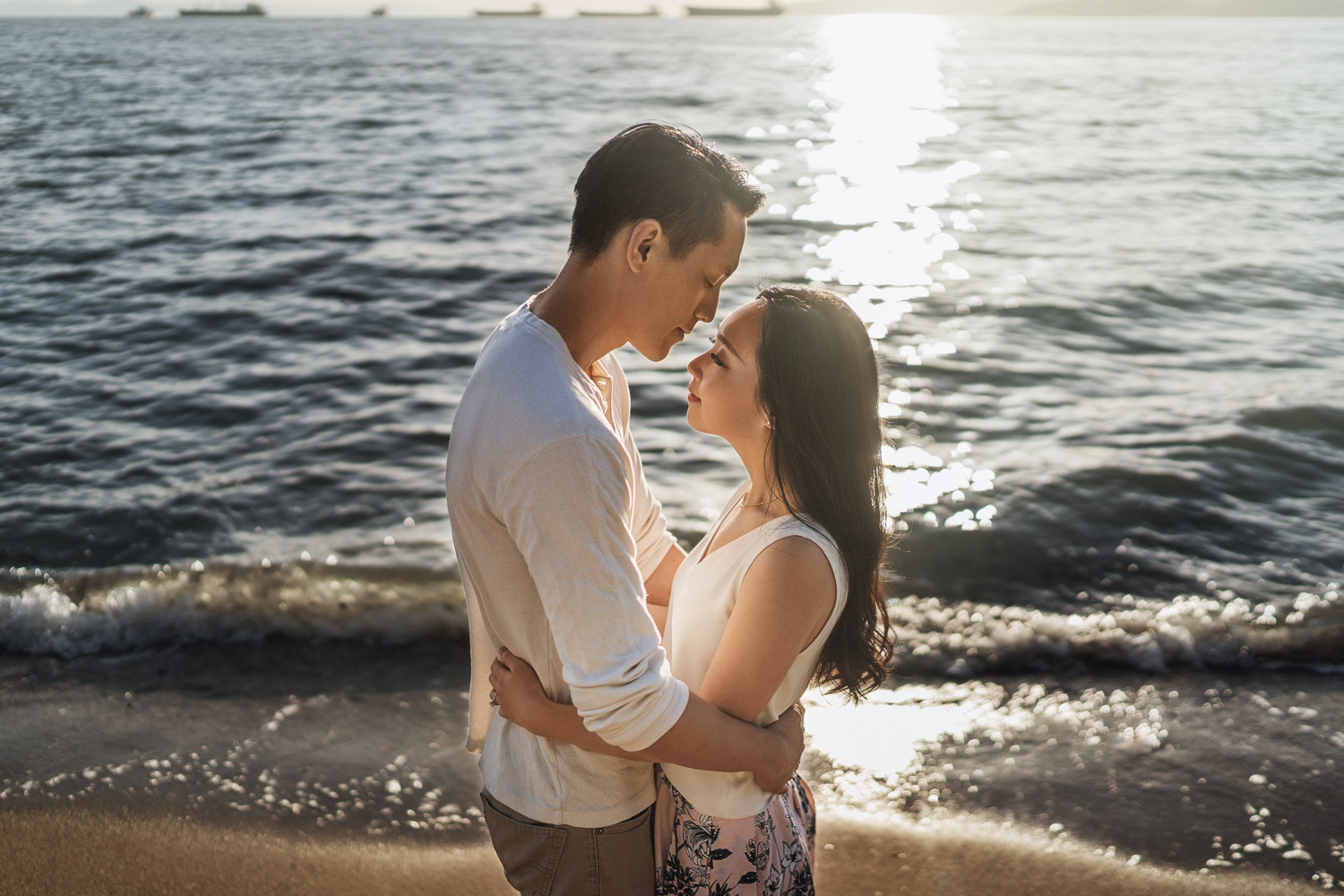 Stanley Park Forest Engagement Photography in Vancouver, BC | Alice &amp; Tony